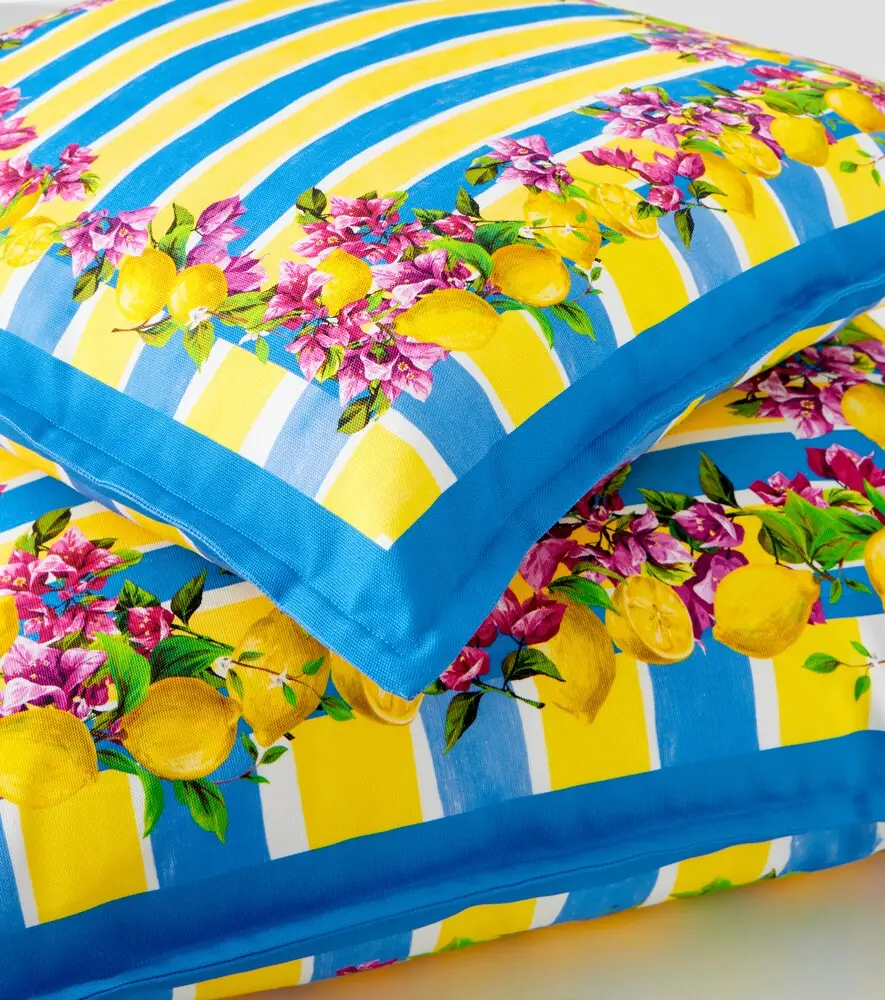 Dolce & Gabbana Casa Taormina striped cotton cushion | Thumbnail 4
