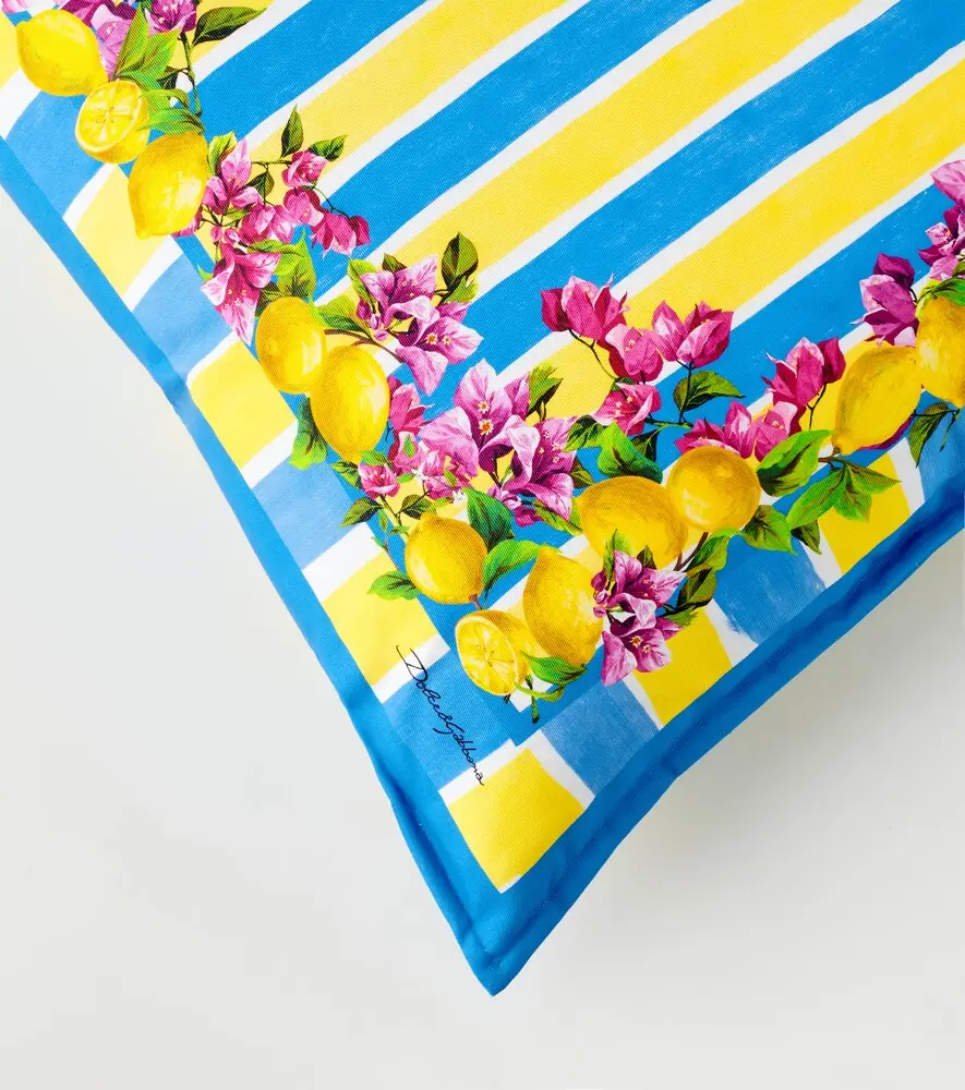 Dolce & Gabbana Casa Taormina striped cotton cushion | Thumbnail 5