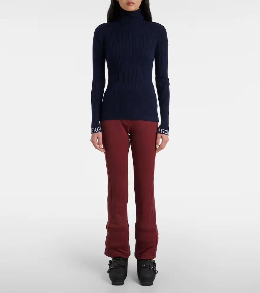 Goldbergh Mira ribbed-knit turtleneck ski top | Thumbnail 4