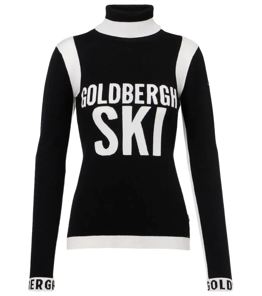 Goldbergh Noemi intarsia turtleneck sweater | Image 1 Goldbergh Noemi intarsia turtleneck sweater | Image 1