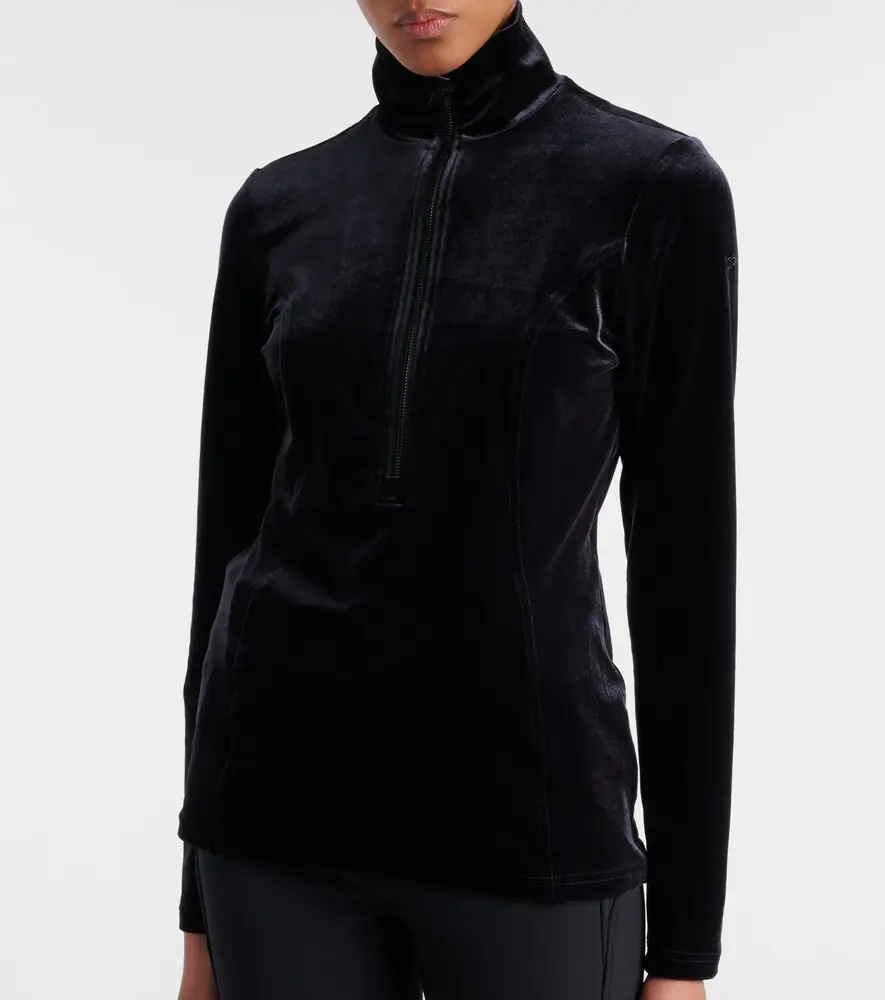 Goldbergh Radient half-zip velvet ski top | Thumbnail 5 Goldbergh Radient half-zip velvet ski top | Thumbnail 5