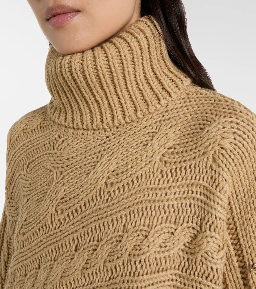 Goldbergh Asymmetric turtleneck wool-blend sweater | Thumbnail 4 Goldbergh Asymmetric turtleneck wool-blend sweater | Thumbnail 4