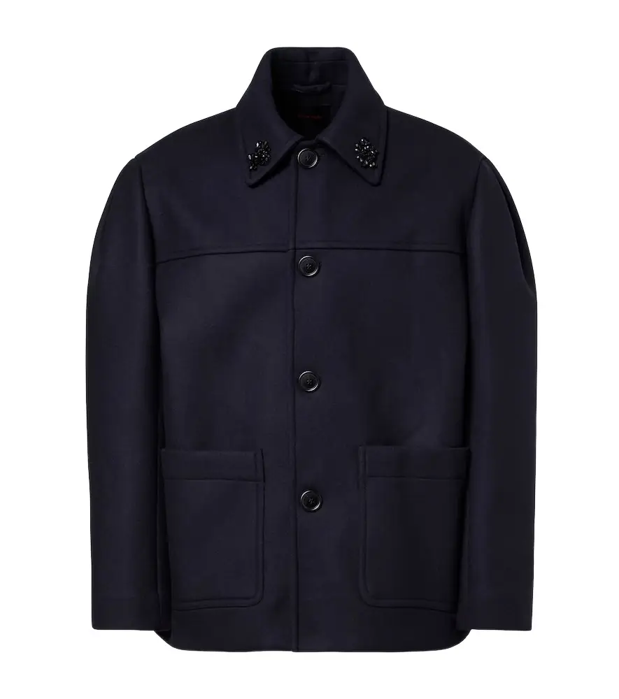 Simone Rocha Embellished wool-blend jacket | Image 1 Simone Rocha Embellished wool-blend jacket | Image 1