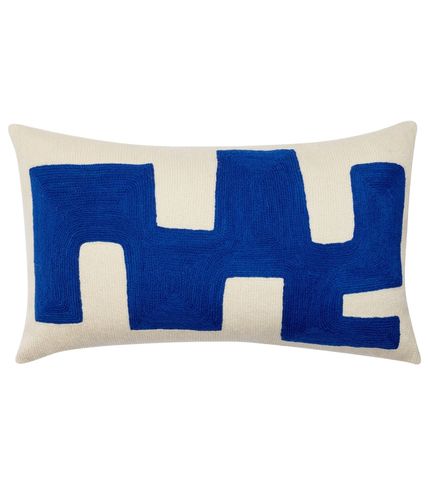 Jonathan Adler Ojai Blocks wool and cotton cushion