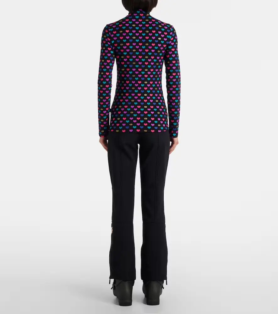 Goldbergh Cuori printed ski top | Thumbnail 2
