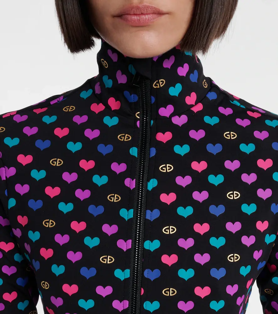 Goldbergh Cuori printed ski top | Thumbnail 5