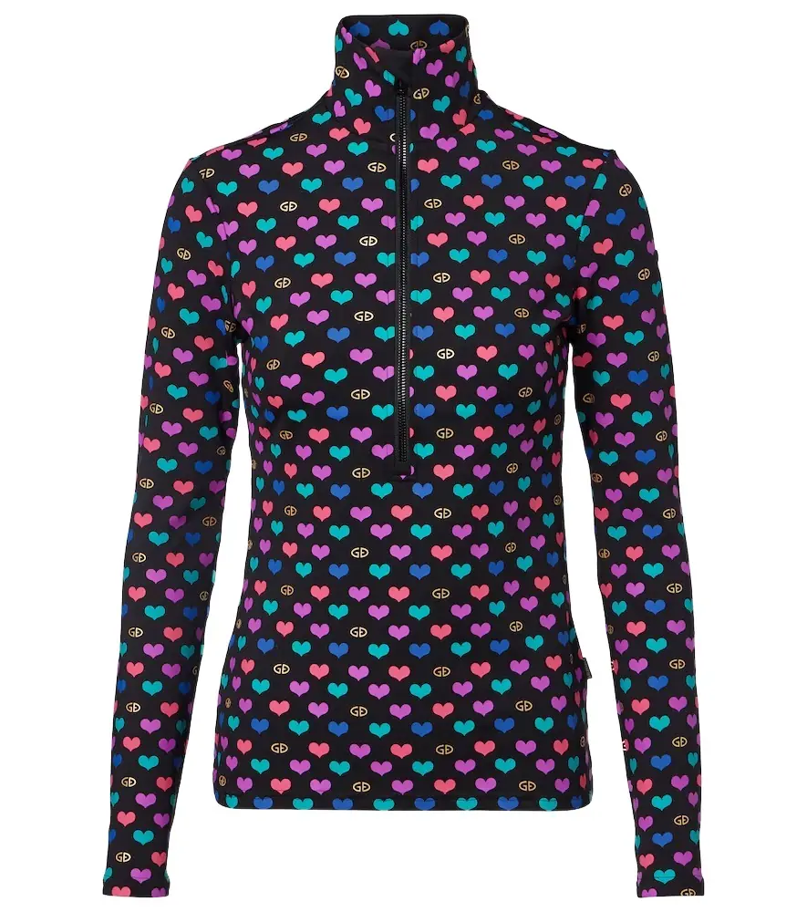 Goldbergh Cuori printed ski top | Image 1 Goldbergh Cuori printed ski top | Image 1
