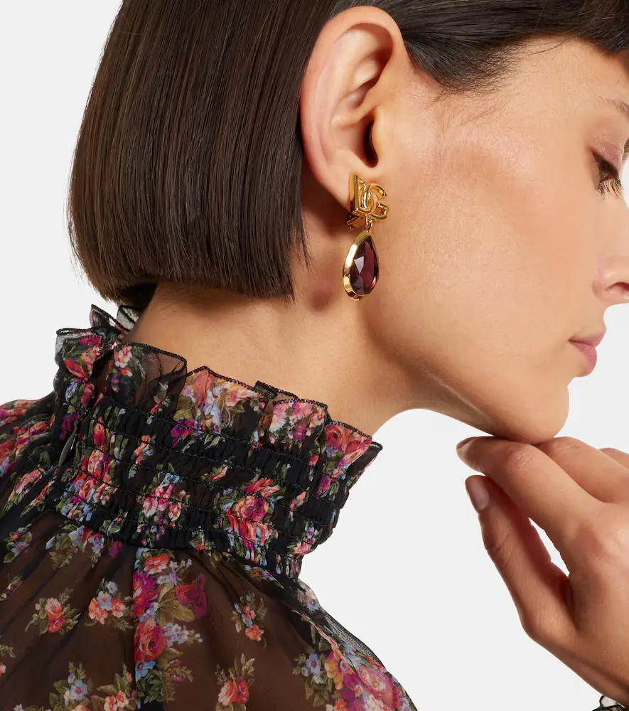 Dolce & Gabbana DG clip-on earrings | Thumbnail 6 Dolce & Gabbana DG clip-on earrings | Thumbnail 6