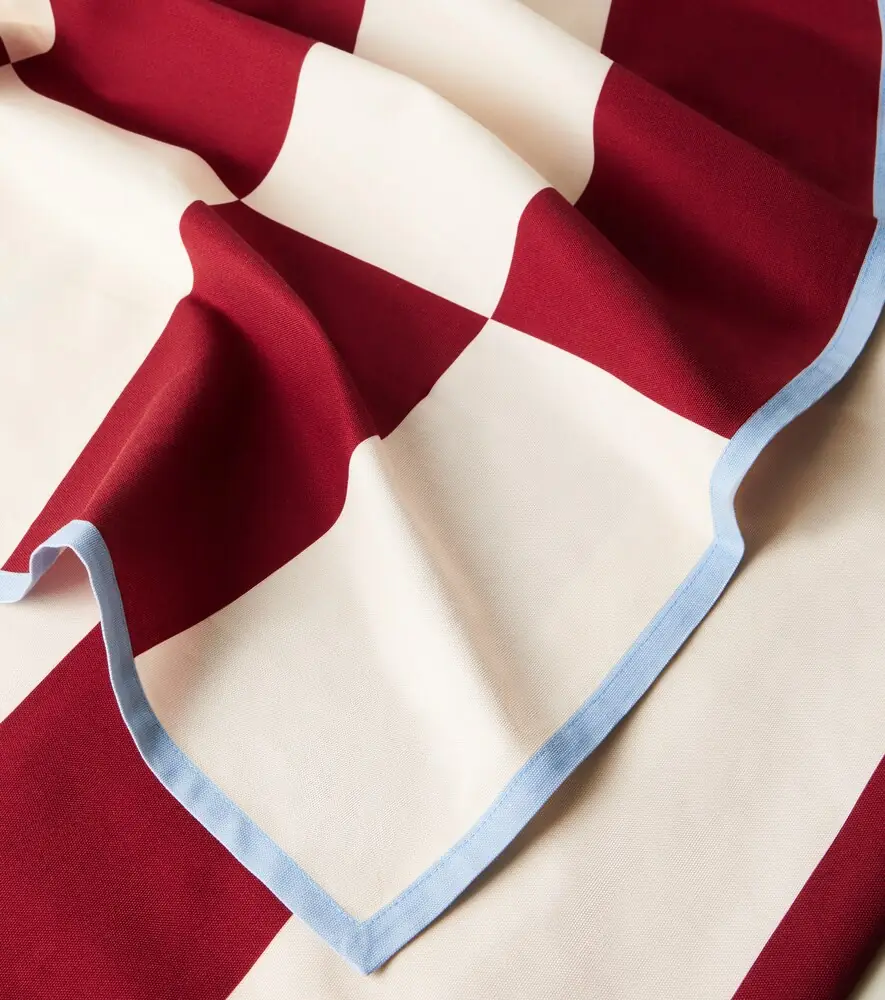 La DoubleJ Contrada Bordeaux Medium linen tablecloth | Thumbnail 3