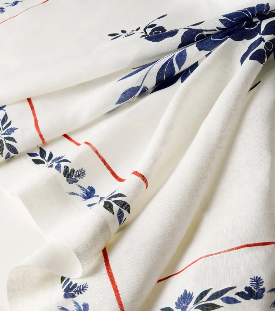 La DoubleJ Medium floral linen tablecloth | Thumbnail 2 La DoubleJ Medium floral linen tablecloth | Thumbnail 2