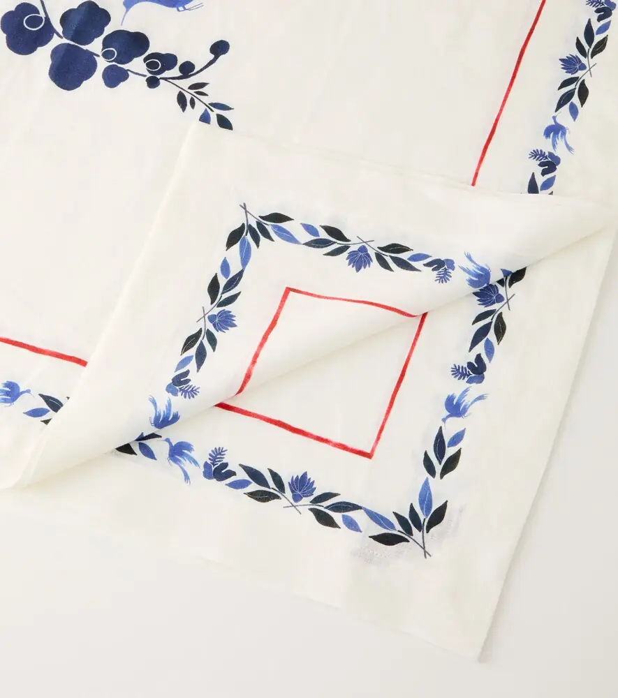 La DoubleJ Medium floral linen tablecloth | Thumbnail 3 La DoubleJ Medium floral linen tablecloth | Thumbnail 3
