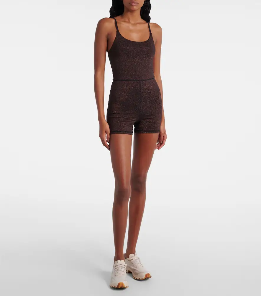 The Upside Arizona Kiva lamé jersey bodysuit | Thumbnail 4