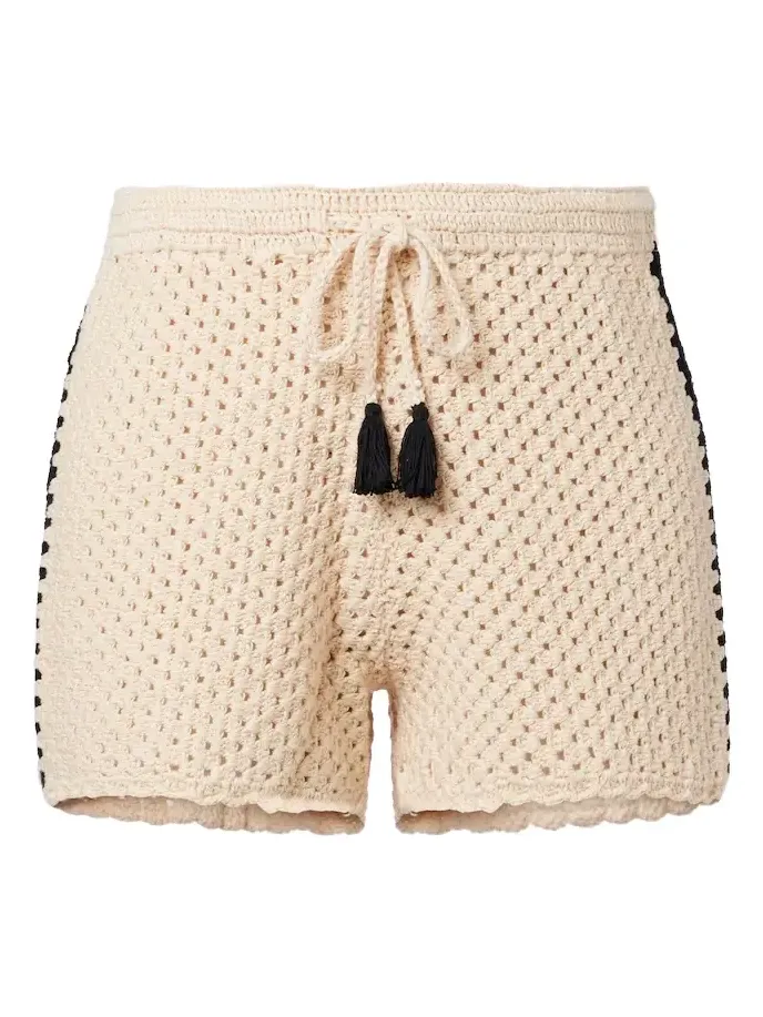 Luminary Hali crochet cotton shorts Luminary Hali crochet cotton shorts