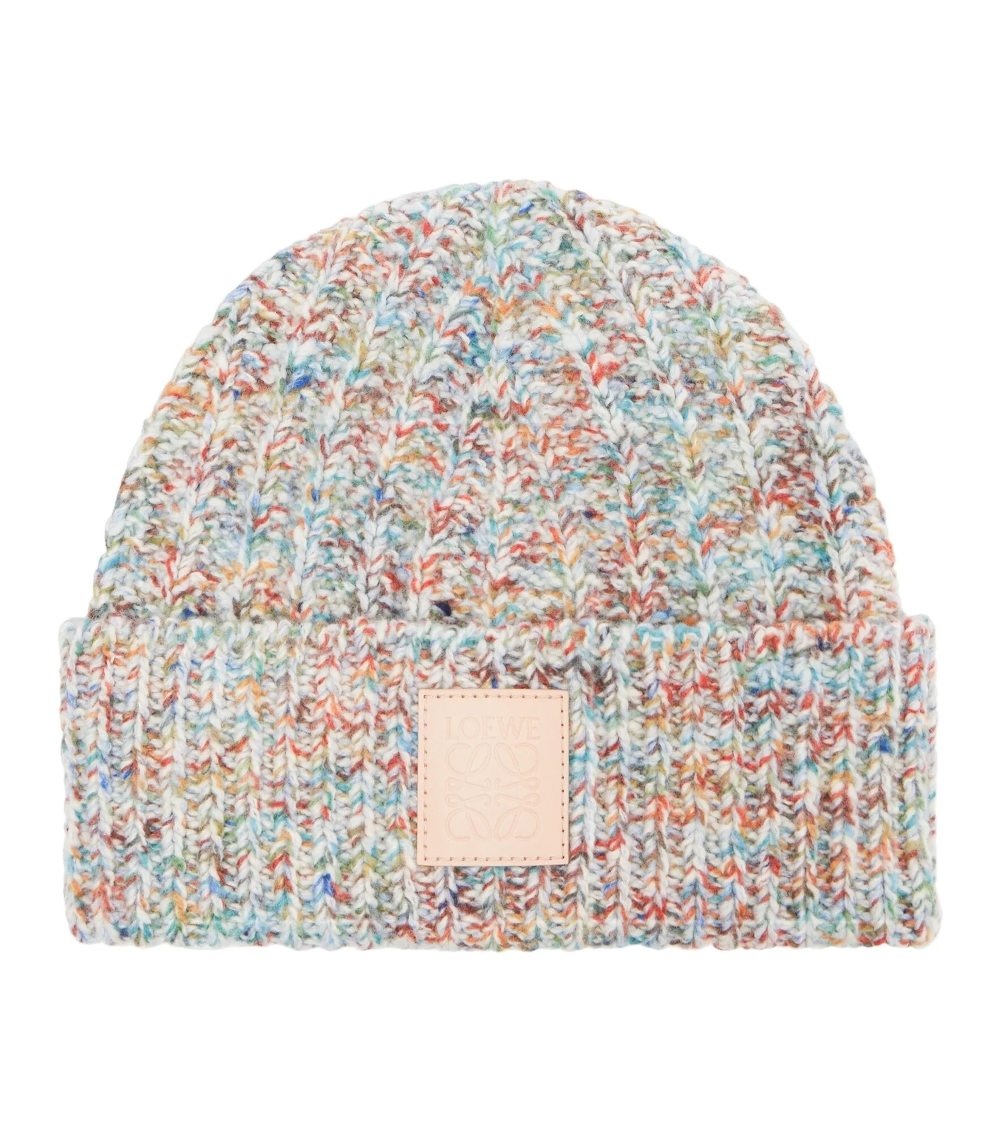 Logo wool and cashmere-blend beanie Logo wool and cashmere-blend beanie