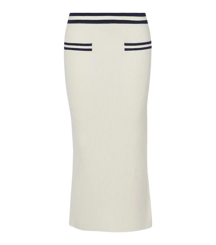 Simkhai Paige bouclé midi skirt | Image 1 Simkhai Paige bouclé midi skirt | Image 1