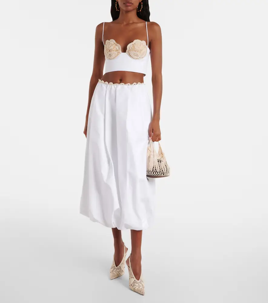 Magda Butrym Cotton midi skirt | Thumbnail 5 Magda Butrym Cotton midi skirt | Thumbnail 5