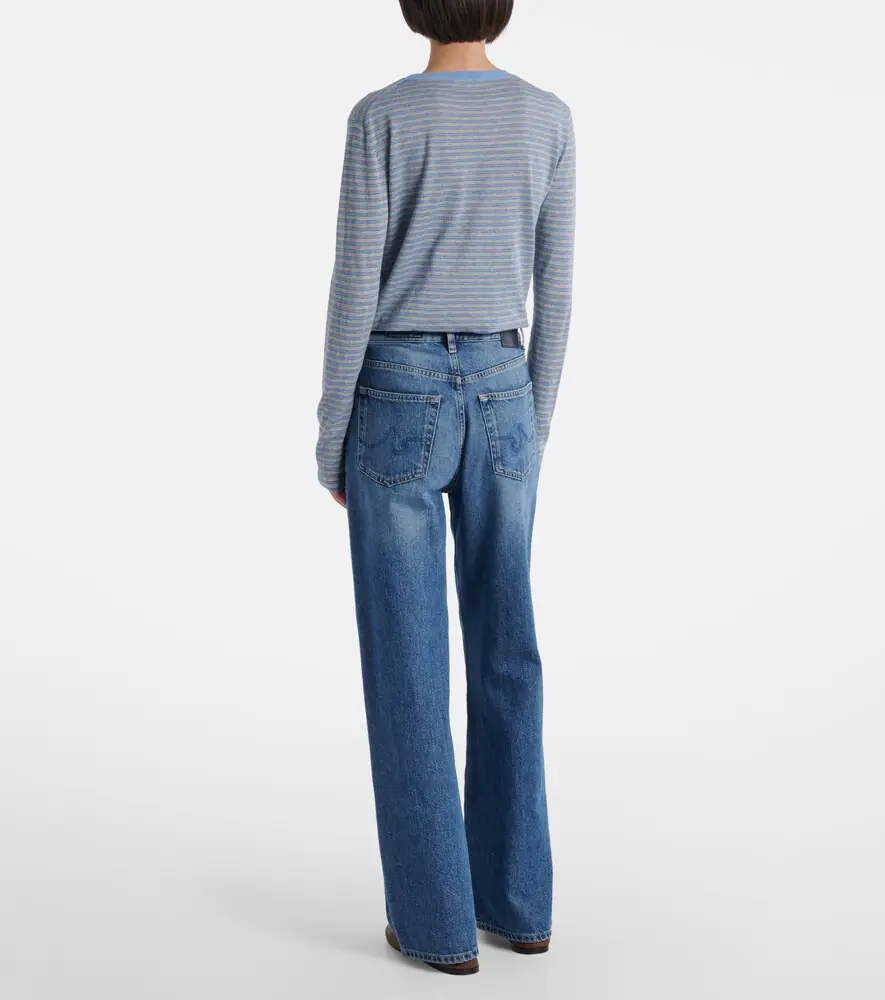 AG Jeans Kora mid-rise wide-leg jeans | Thumbnail 5