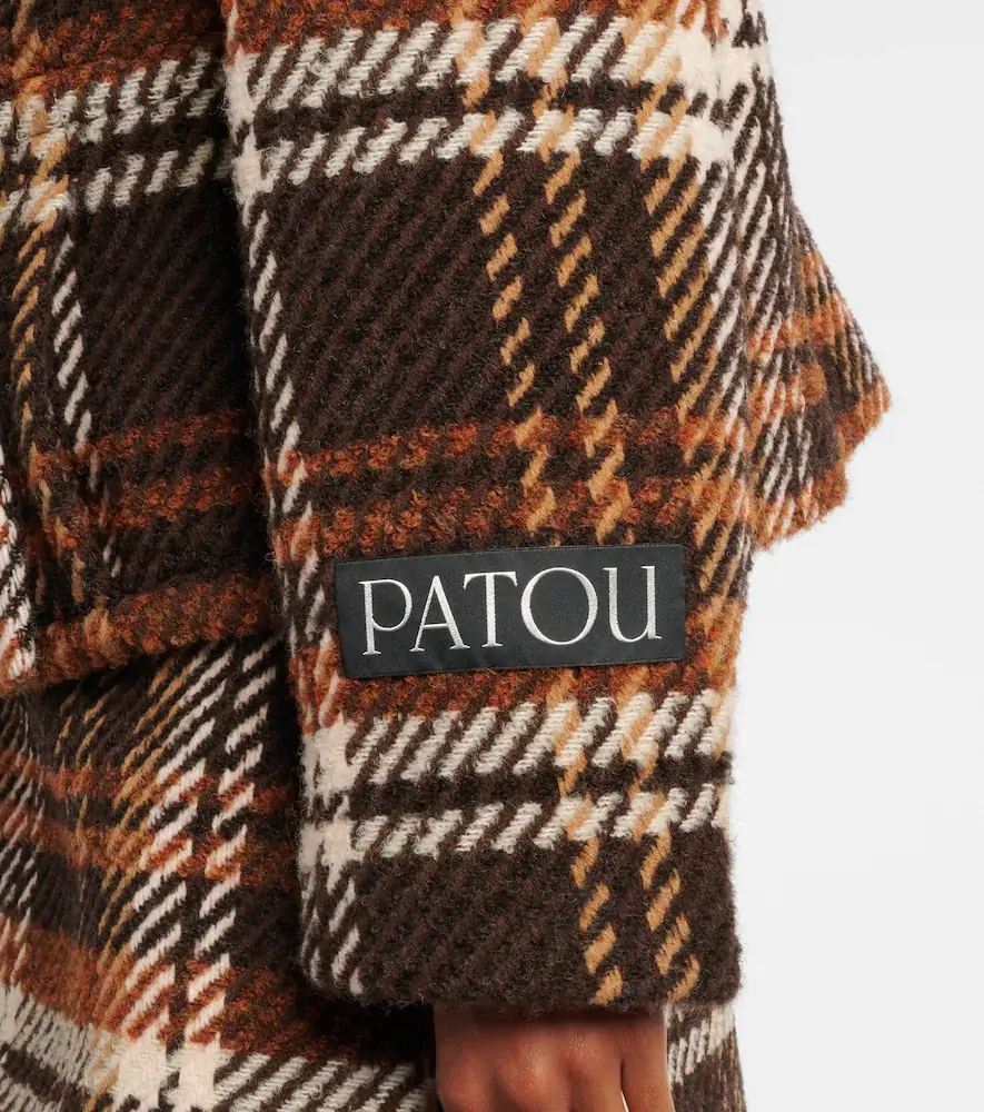 Patou Checked double-breasted wool-blend jacket | Thumbnail 3 Patou Checked double-breasted wool-blend jacket | Thumbnail 3
