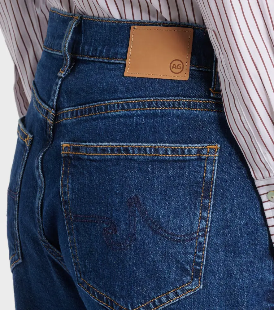 AG Jeans New Baggy mid-rise wide-leg jeans | Thumbnail 4