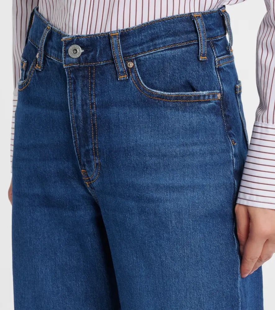 AG Jeans New Baggy mid-rise wide-leg jeans | Thumbnail 5