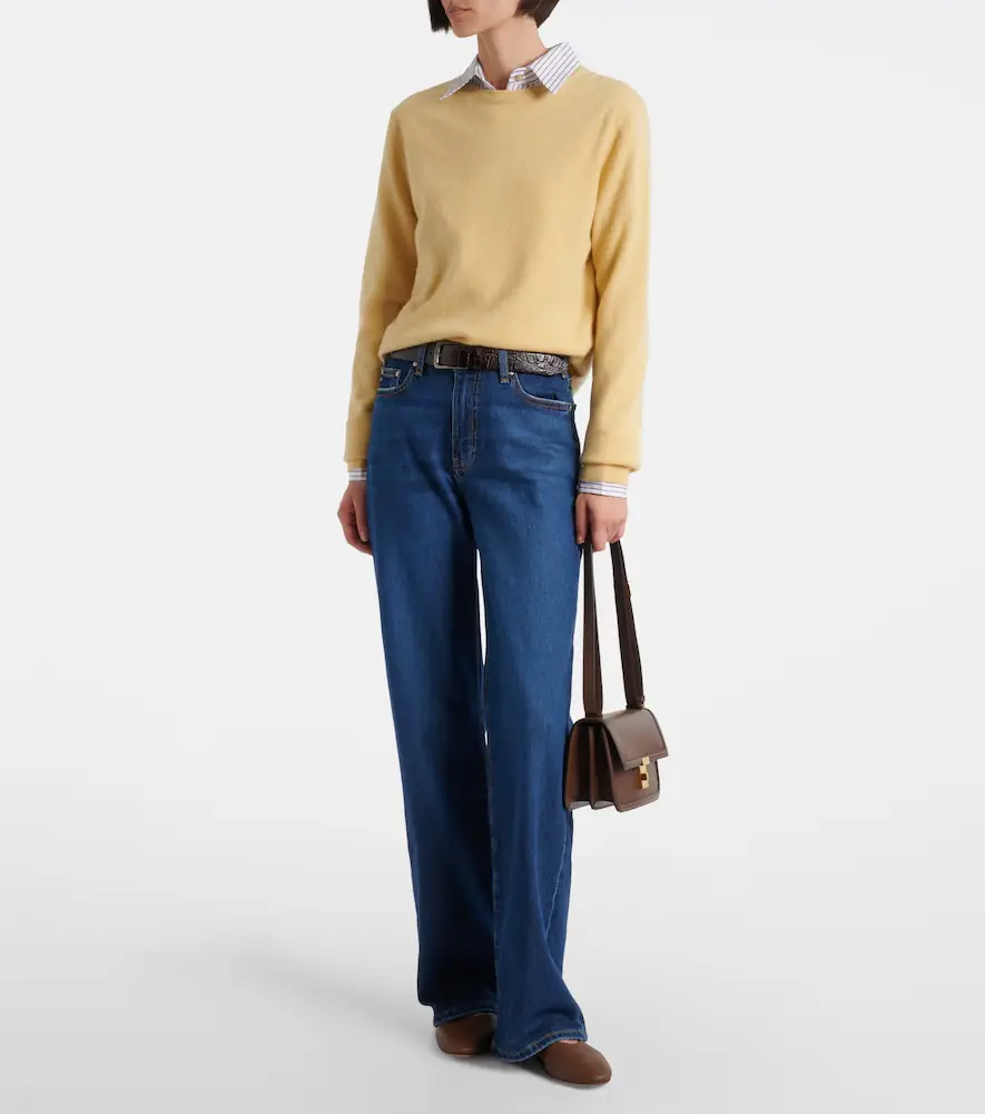 AG Jeans New Baggy mid-rise wide-leg jeans | Thumbnail 6