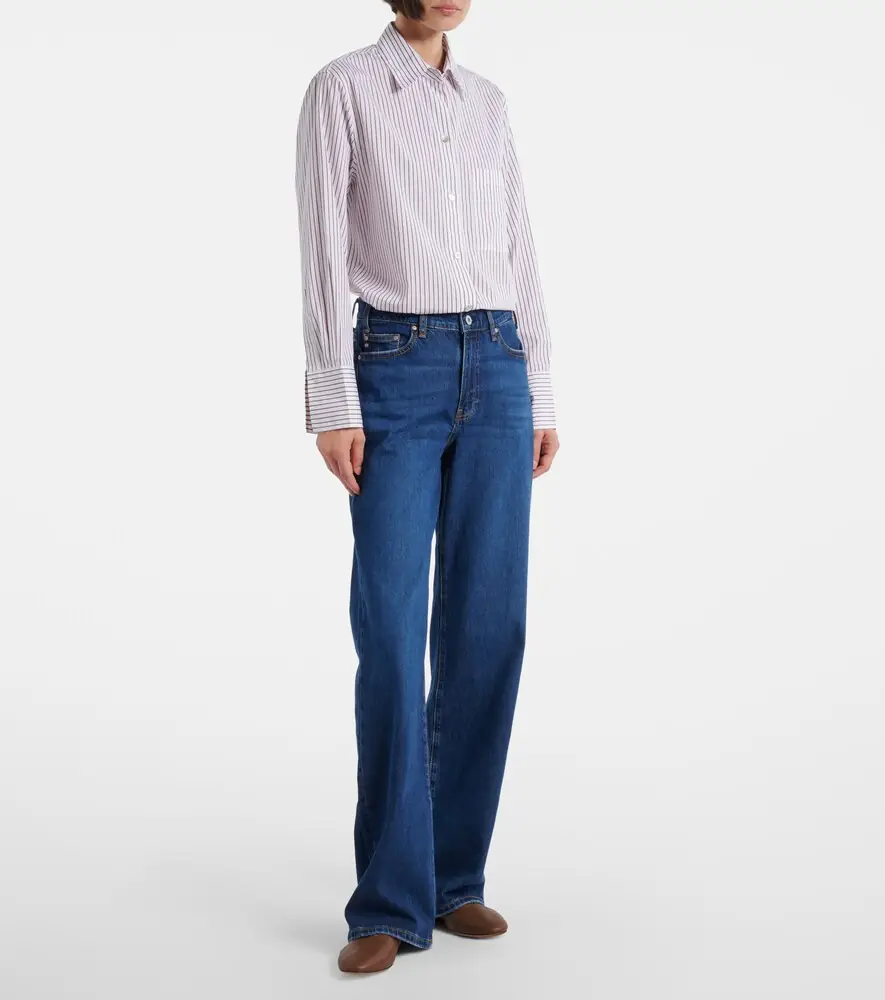 AG Jeans New Baggy mid-rise wide-leg jeans | Thumbnail 7