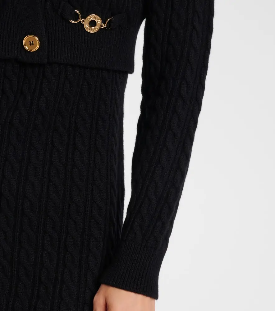 Patou Cable-knit wool and cashmere cardigan | Thumbnail 3 Patou Cable-knit wool and cashmere cardigan | Thumbnail 3