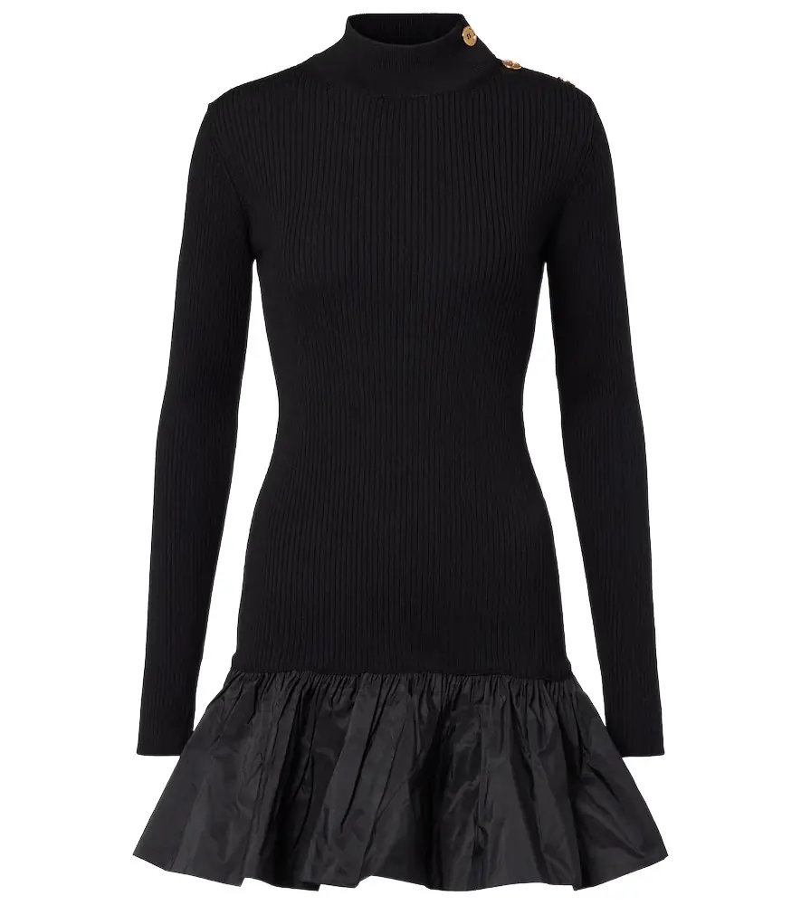 Patou Ruffled wool minidress | Image 1 Patou Ruffled wool minidress | Image 1