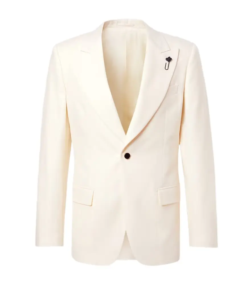 Lardini Single-breasted virgin wool blazer | Image 1 Lardini Single-breasted virgin wool blazer | Image 1