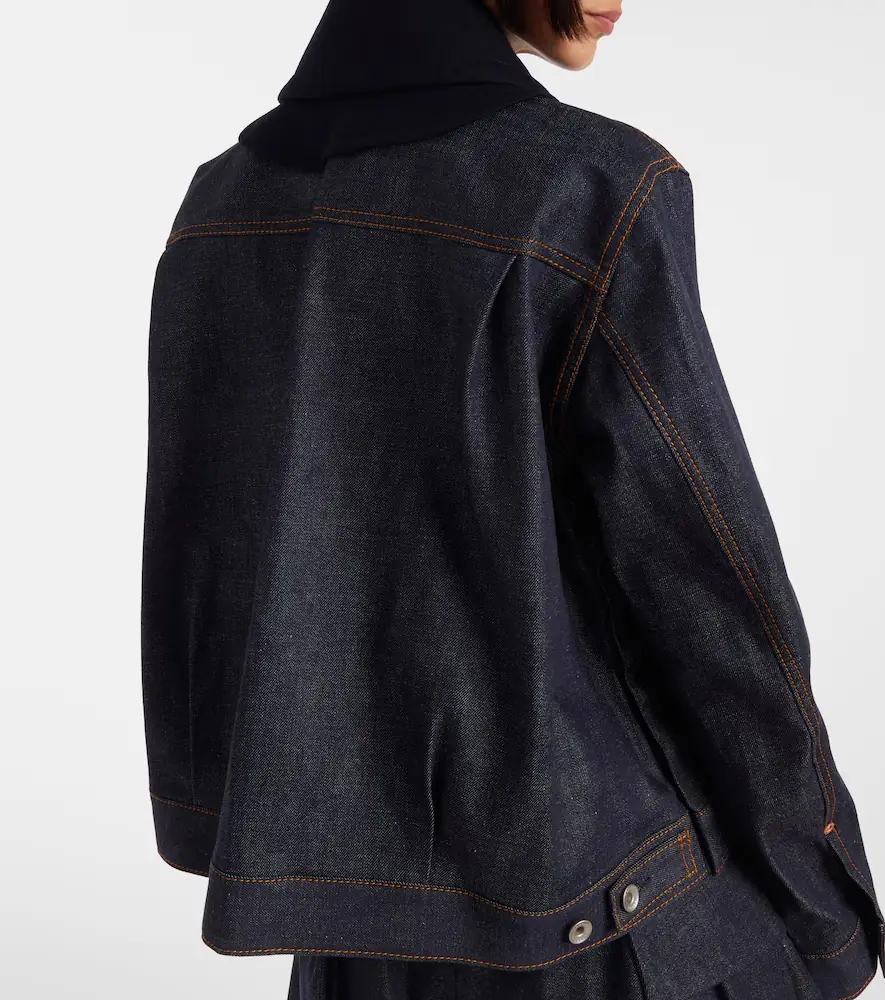 Sacai Paneled denim jacket | Thumbnail 3