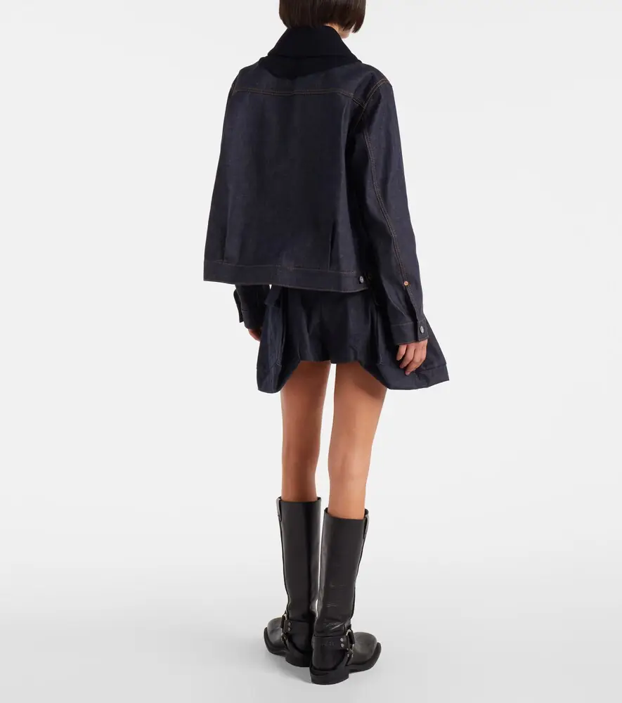 Sacai Paneled denim jacket | Thumbnail 6