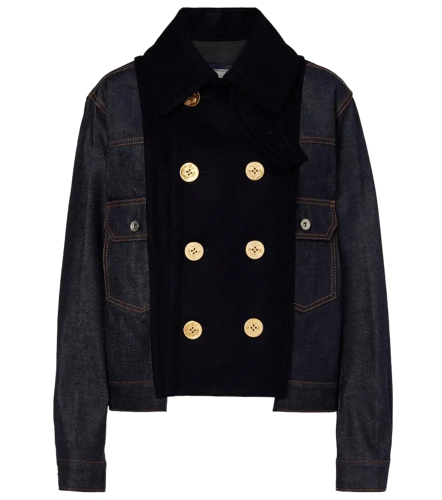 Sacai Paneled denim jacket | Image 1 Sacai Paneled denim jacket | Image 1