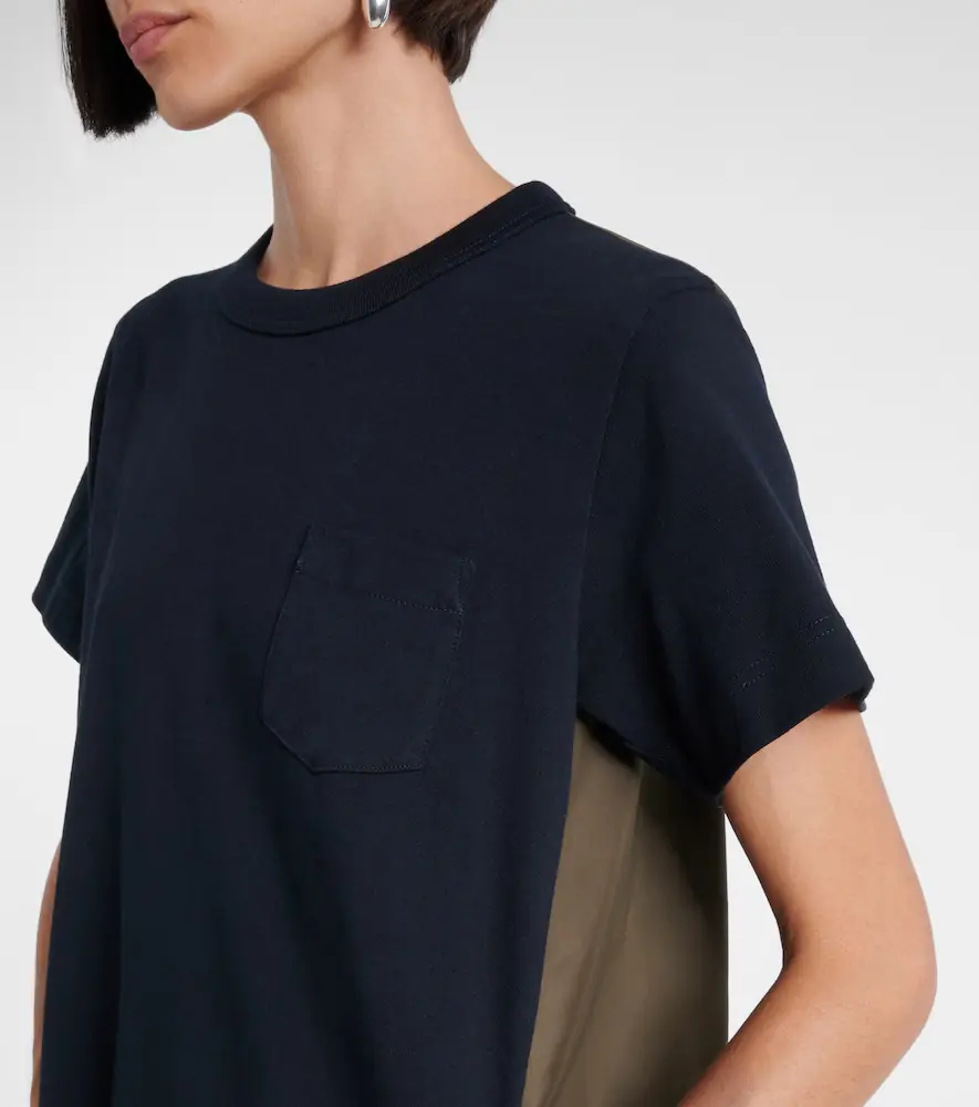 Sacai Jersey and twill minidress | Thumbnail 5 Sacai Jersey and twill minidress | Thumbnail 5