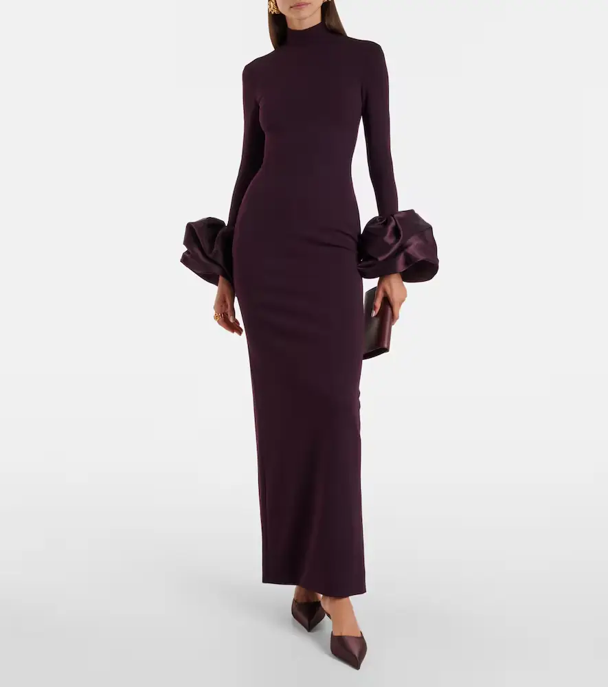 Solace London Viviana satin-trimmed gown | Thumbnail 6 Solace London Viviana satin-trimmed gown | Thumbnail 6