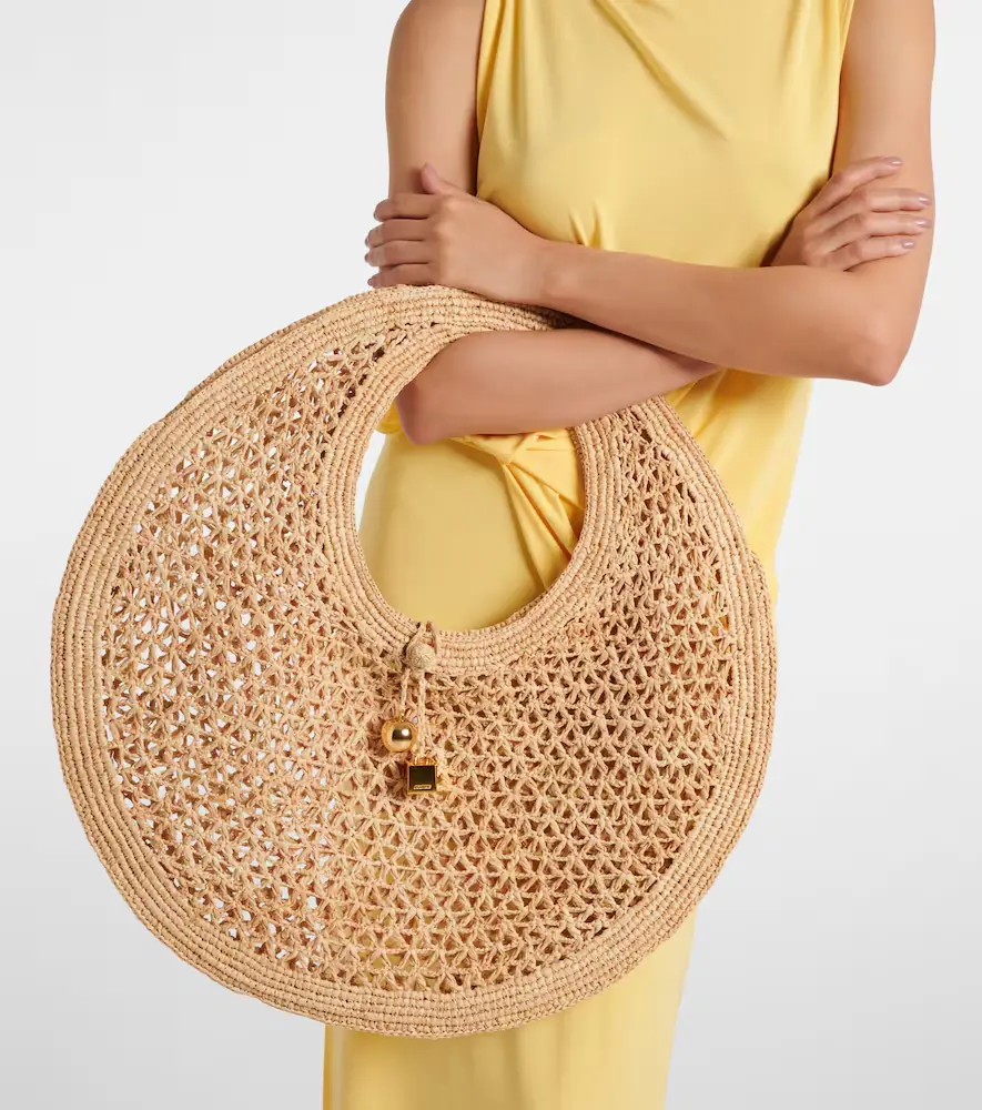 Jacquemus Spiaggia raffia tote bag | Thumbnail 4