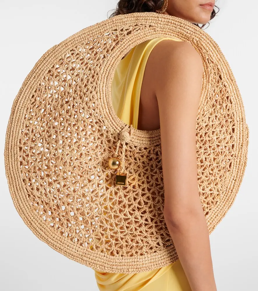 Jacquemus Spiaggia raffia tote bag | Thumbnail 5