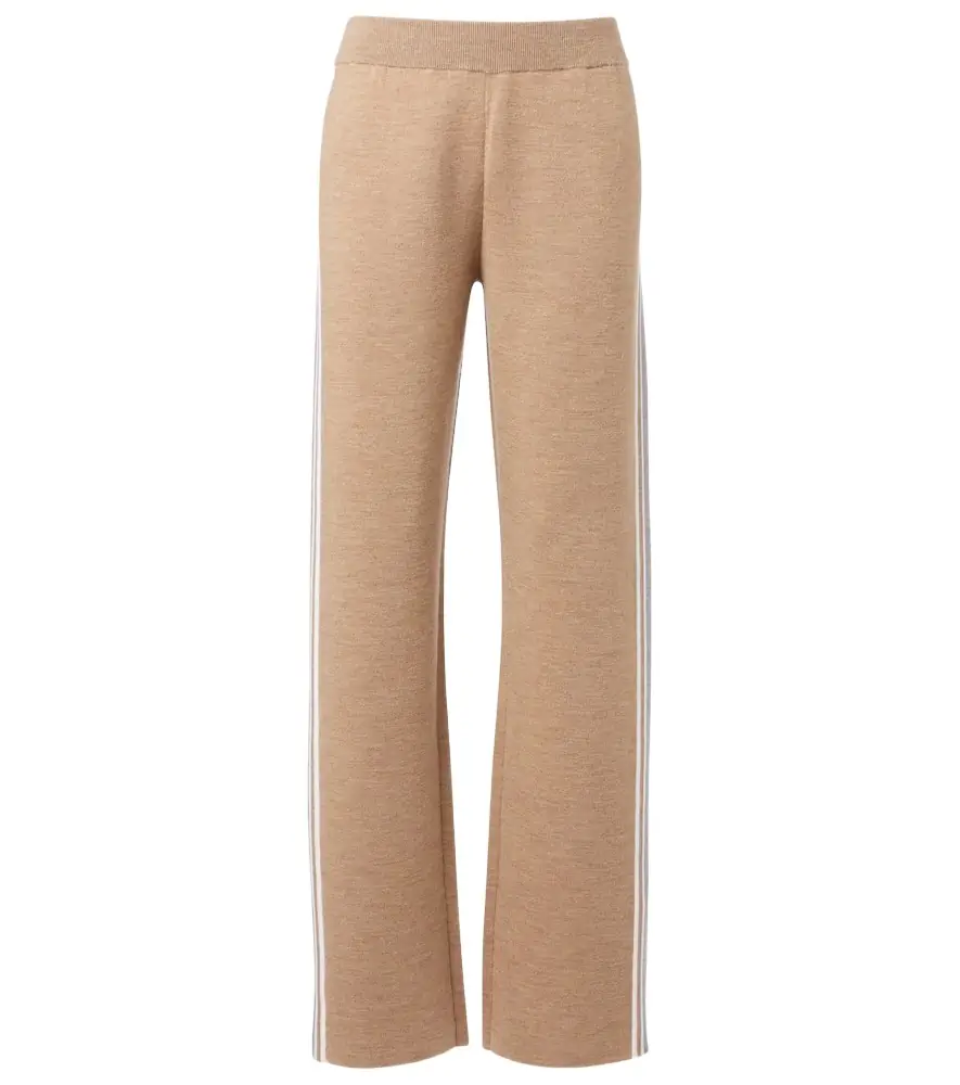 Benada striped wool-blend straight pants Benada striped wool-blend straight pants