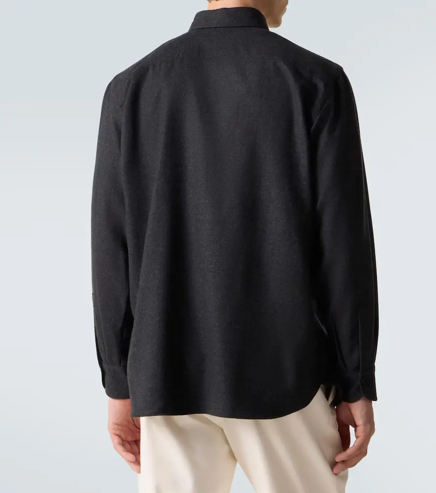 Rubinacci Virgin wool shirt | Thumbnail 3