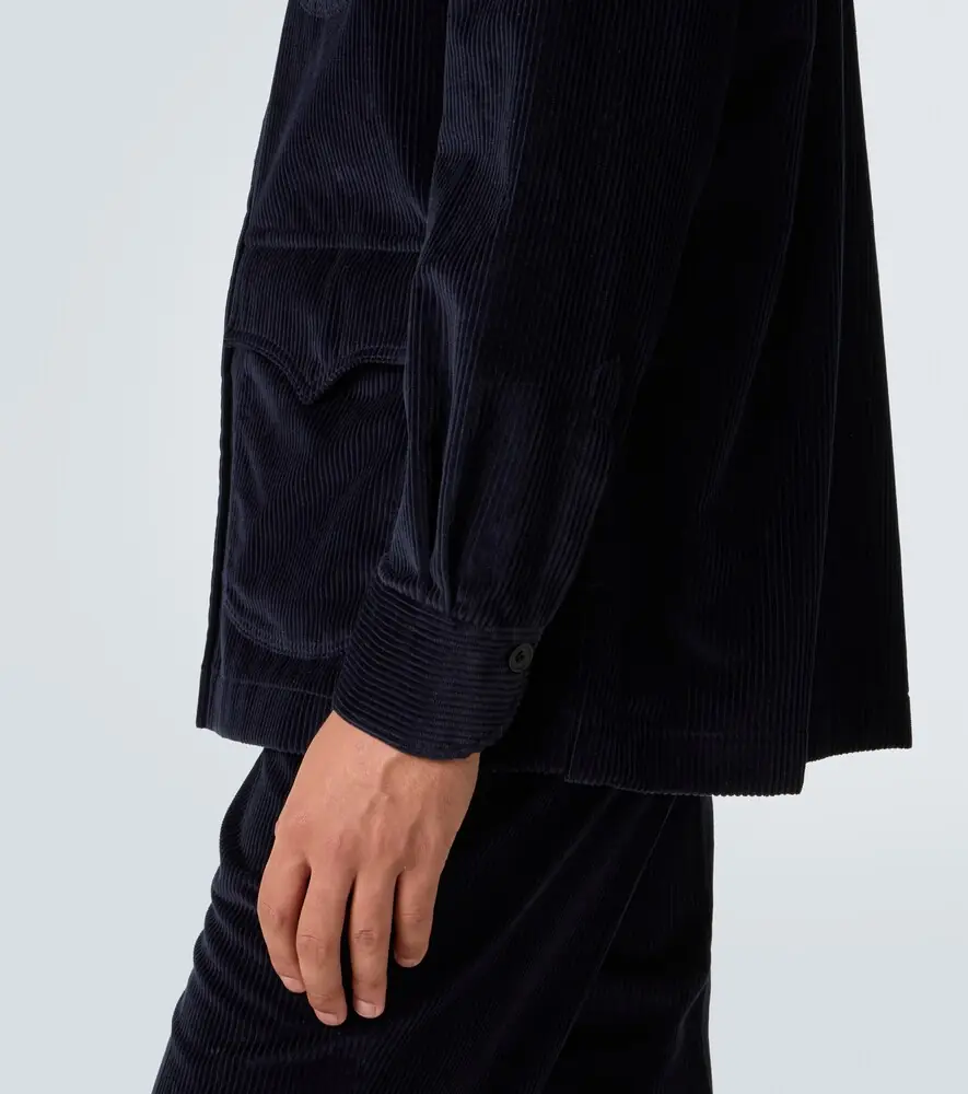 Rubinacci Cotton corduroy Western shirt | Thumbnail 7 Rubinacci Cotton corduroy Western shirt | Thumbnail 7