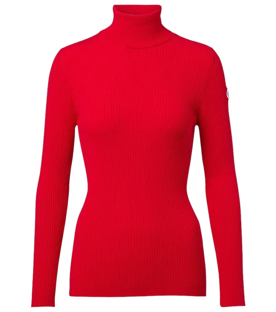 Ancelle ribbed-knit turtleneck sweater Ancelle ribbed-knit turtleneck sweater