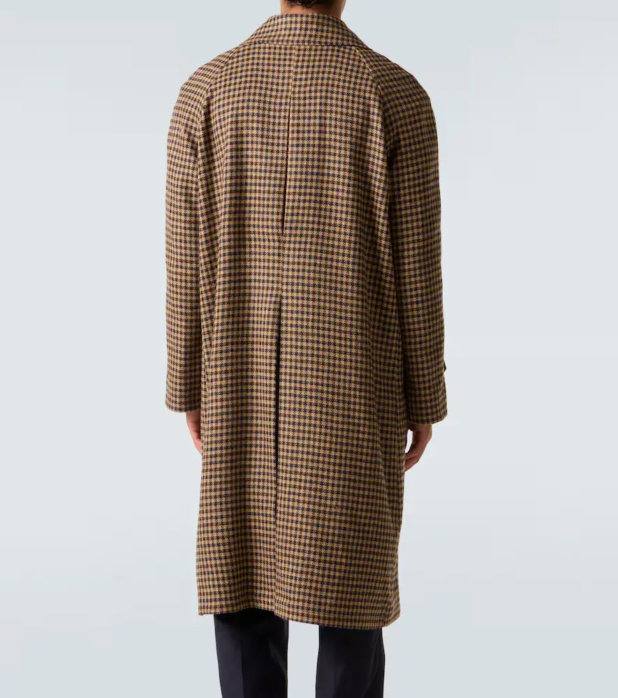 Rubinacci Houndstooth virgin wool coat | Thumbnail 4 Rubinacci Houndstooth virgin wool coat | Thumbnail 4