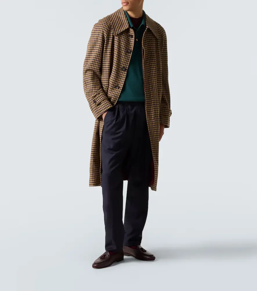 Rubinacci Houndstooth virgin wool coat | Thumbnail 6 Rubinacci Houndstooth virgin wool coat | Thumbnail 6