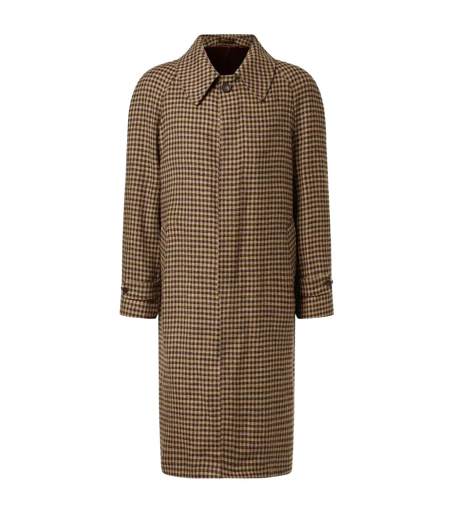 Rubinacci Houndstooth virgin wool coat | Image 1 Rubinacci Houndstooth virgin wool coat | Image 1