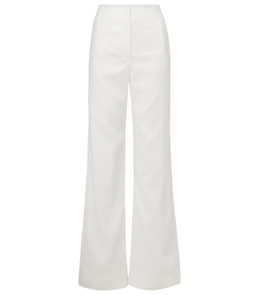 Veronica Beard Jude linen-blend wide-leg pants