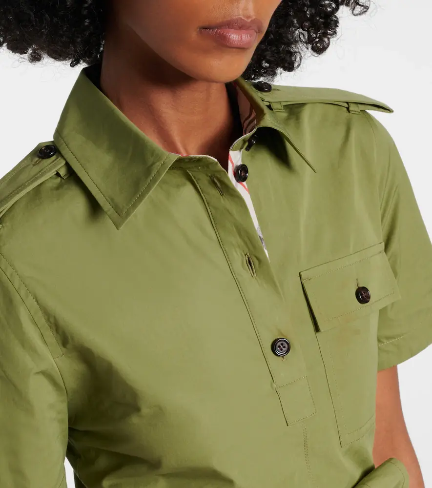 Burberry Belted cotton shirt dress | Thumbnail 3 Burberry Belted cotton shirt dress | Thumbnail 3