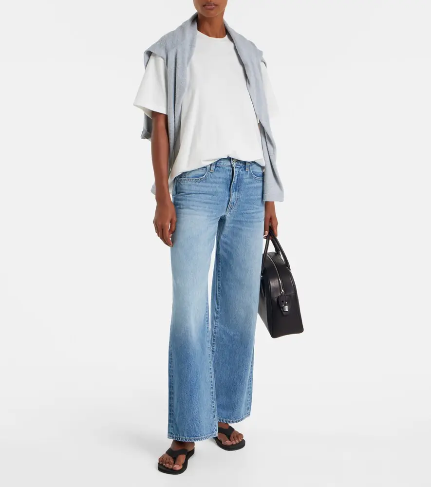 SLVRLAKE Selena mid-rise wide-leg jeans | Thumbnail 2