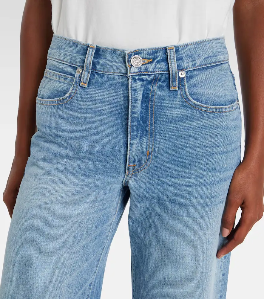 SLVRLAKE Selena mid-rise wide-leg jeans | Thumbnail 3