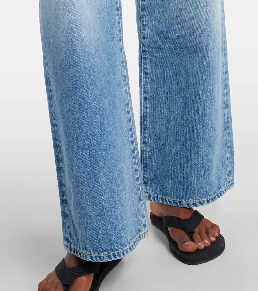 SLVRLAKE Selena mid-rise wide-leg jeans | Thumbnail 4