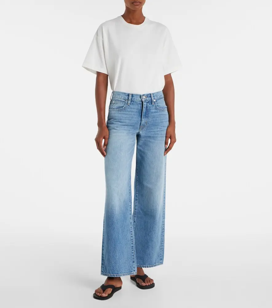 SLVRLAKE Selena mid-rise wide-leg jeans | Thumbnail 7