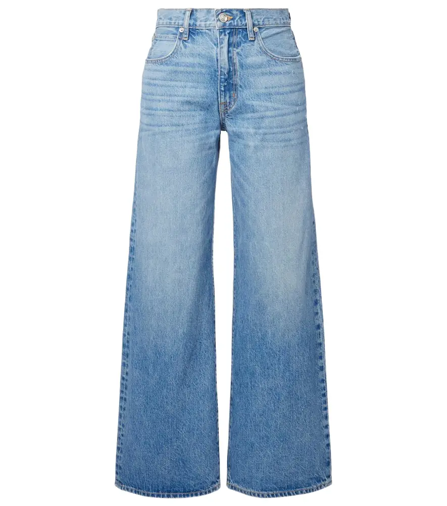 SLVRLAKE Selena mid-rise wide-leg jeans